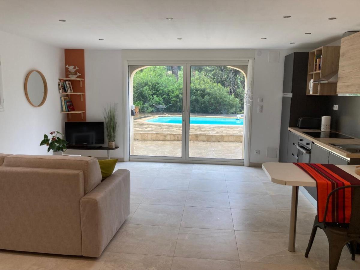 Superbe T2 Dans Villa Entre Calanques Et Colline Marsilia Exterior foto