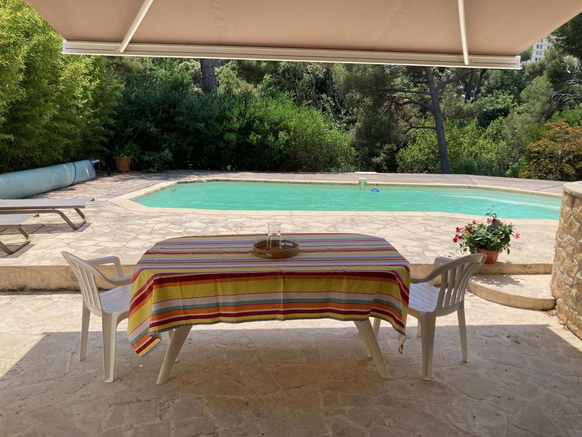 Superbe T2 Dans Villa Entre Calanques Et Colline Marsilia Exterior foto